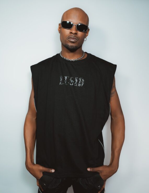 LUSID Modular Sleeveless Tee - Black