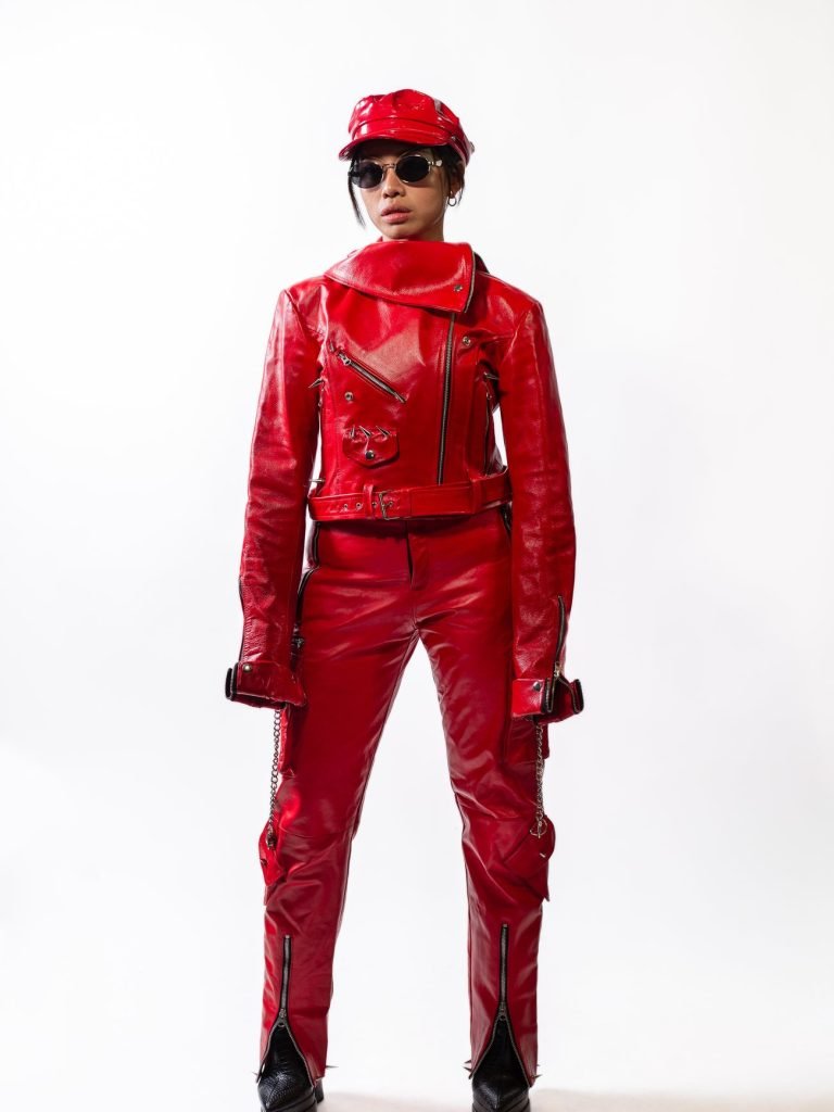 Crimson Leather Set