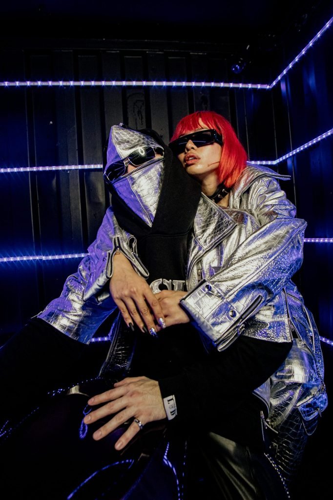 LUSID neon editorial look